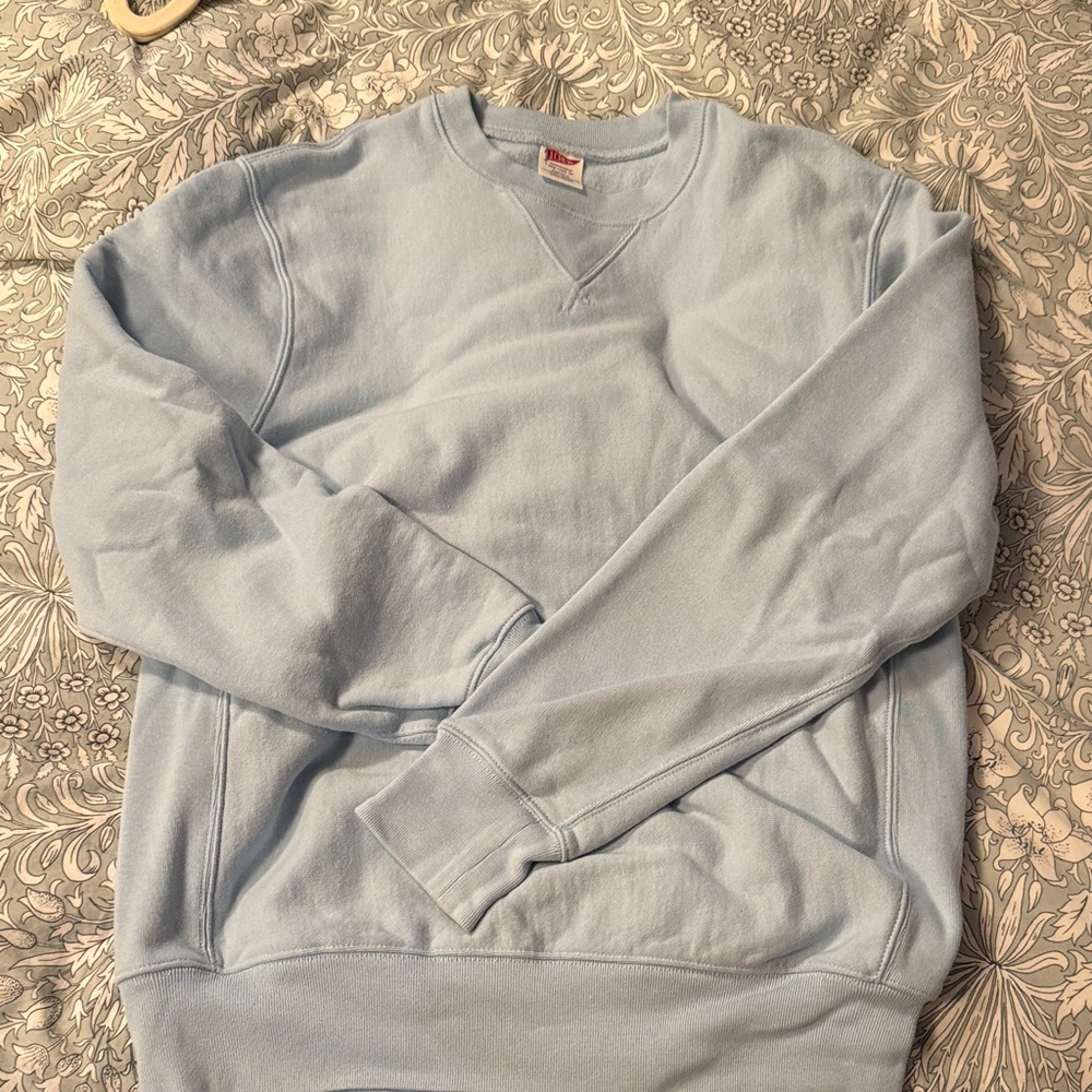 J. Crew Men's Sky Blue Crewneck Sweater